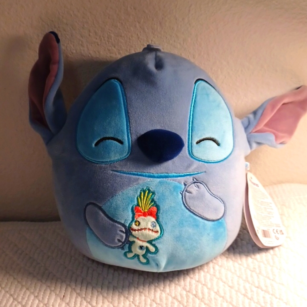 NWT Rare Sqishmallows With Stitch Scump Doll